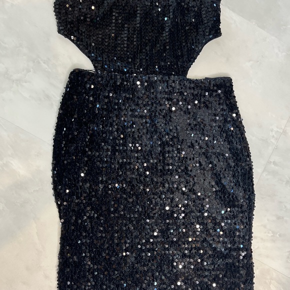 Black Sequin Dress NWT - Picture 15 of 17